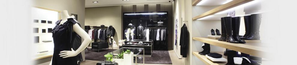 Tienda protegida con alarma