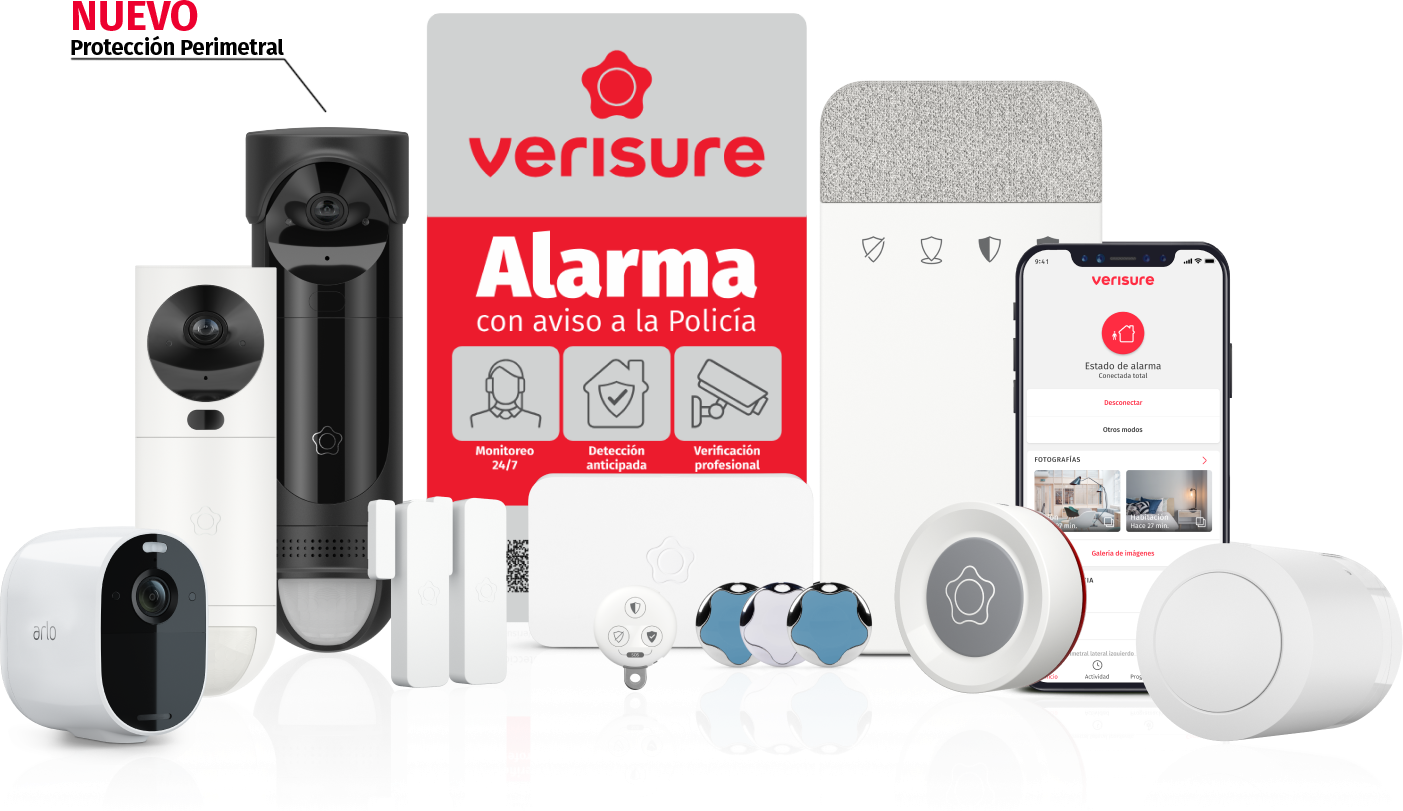 Elementos alarmas Verisure Argentina