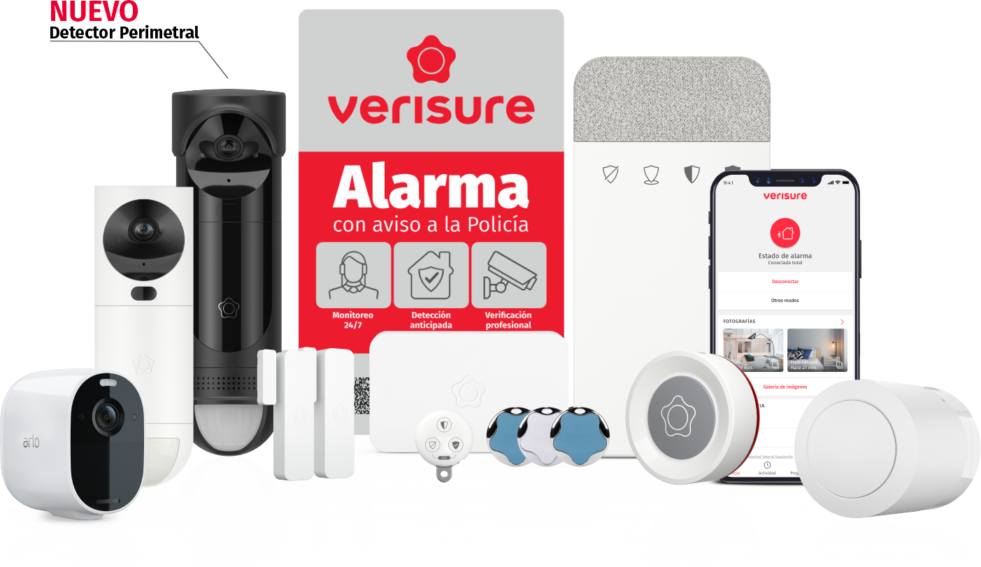 Elementos alarmas Verisure Argentina
