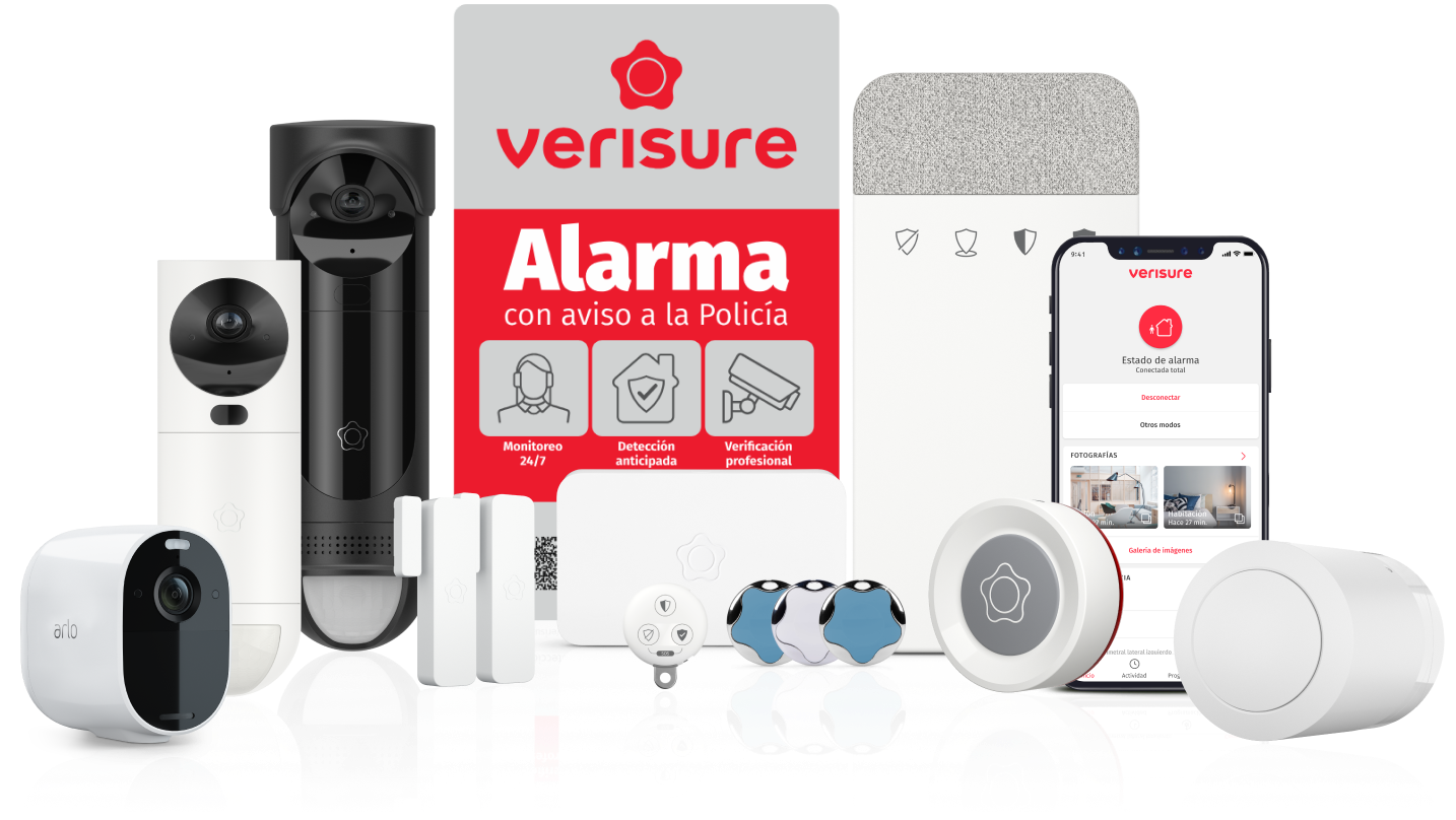 Elementos alarmas Verisure Argentina