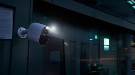 Cámara de Seguridad de 3 Lentes PTZ Wifi IP66 Sirena Visión Nocturna